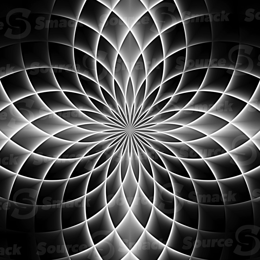 A rasterized greyscale intersecting burst pattern