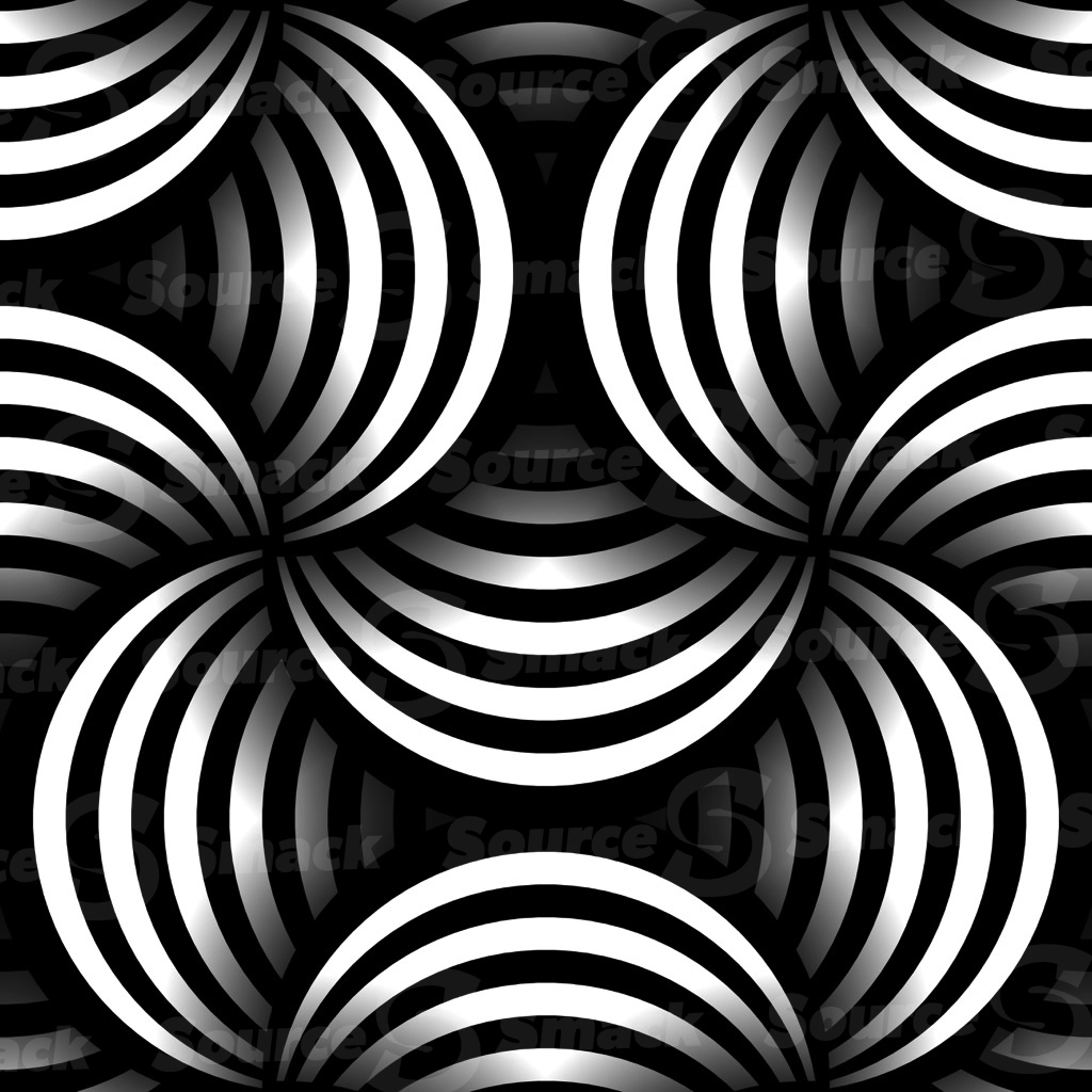 A ribbon themed geometrical greyscale pattern
