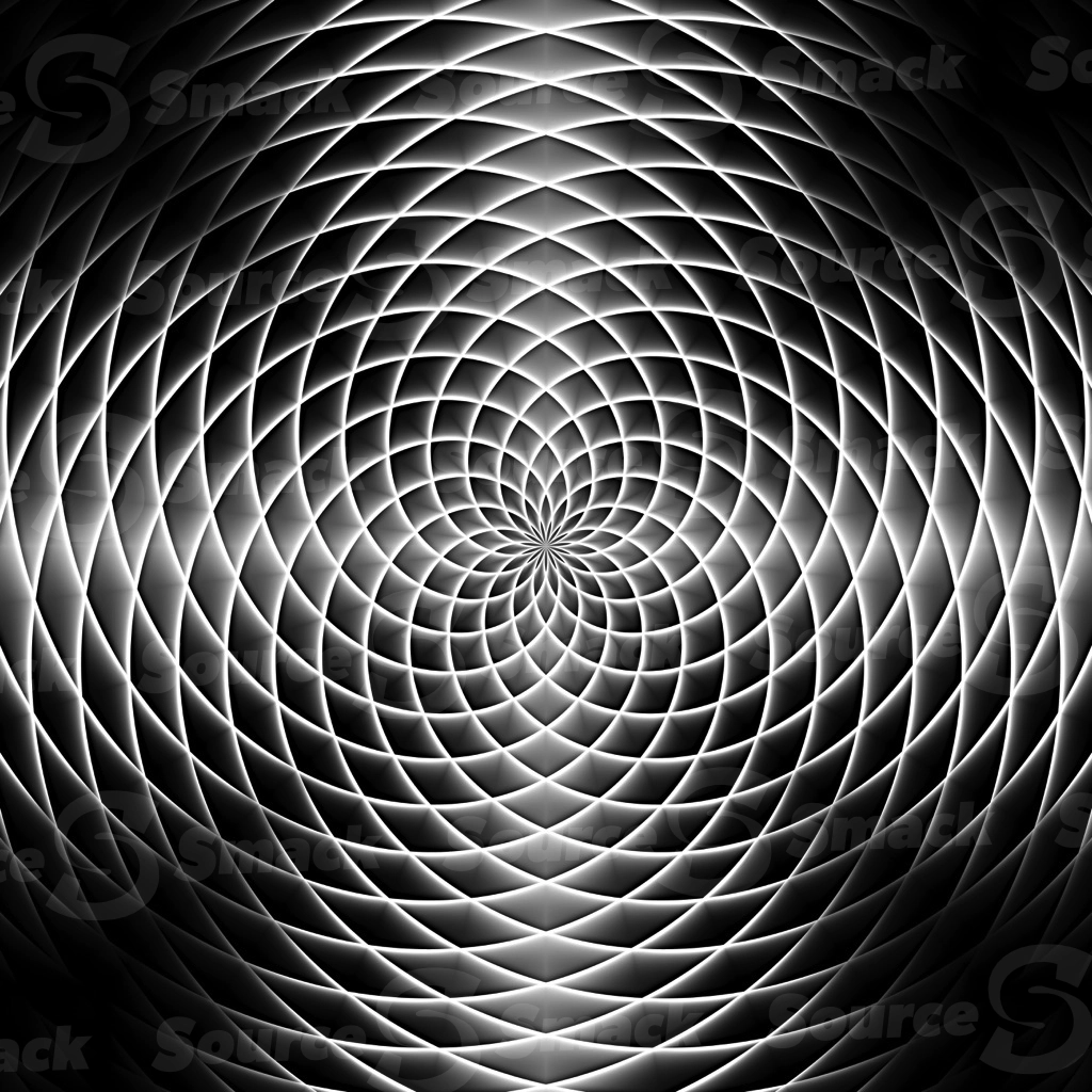 A rasterized greyscale intersecting burst pattern