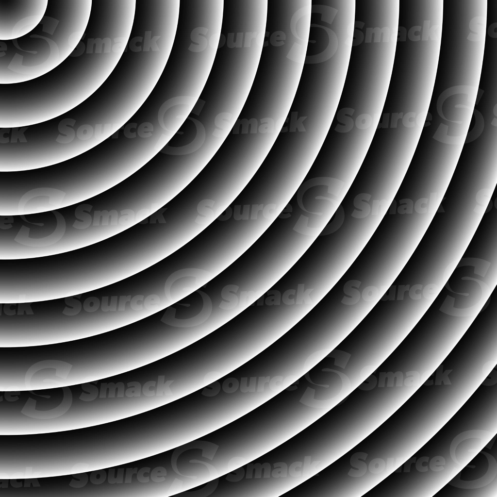 Spiral greyscale rings expanding outwards