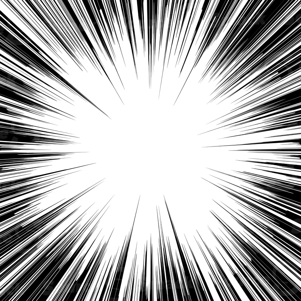 A manga exploding graphic