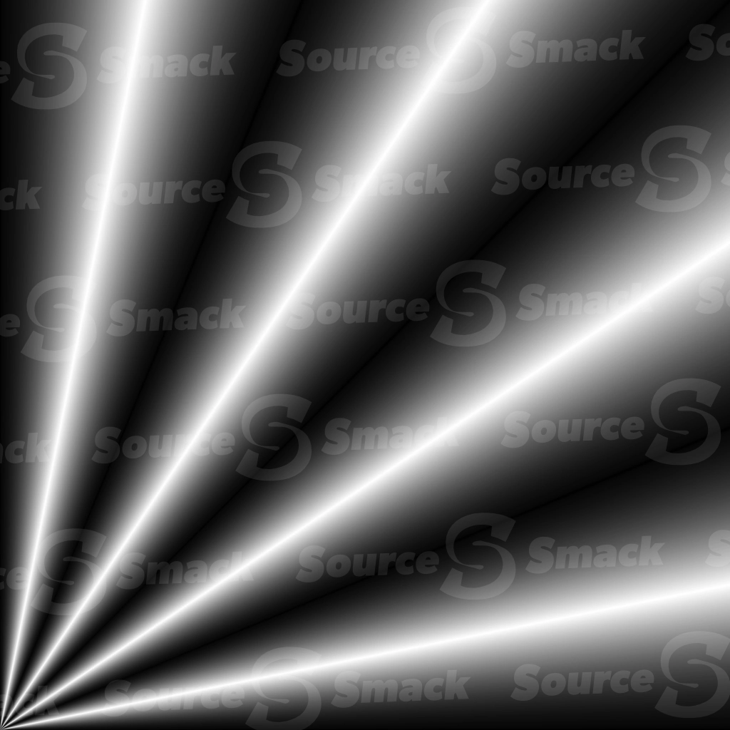 An angled gradient burst
