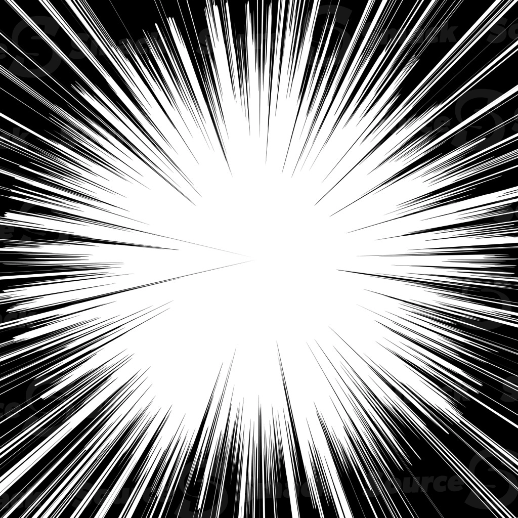 A manga exploding graphic