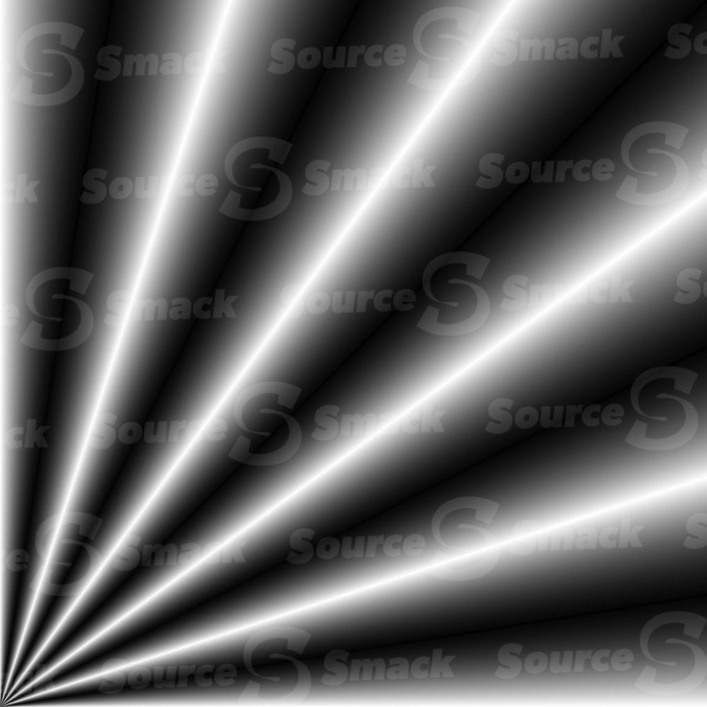 An angled gradient burst