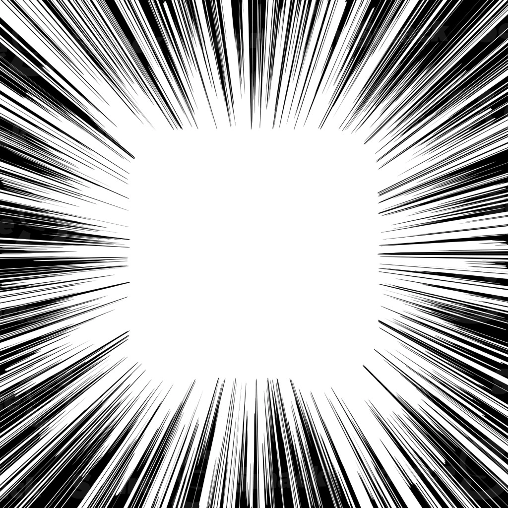 A manga exploding graphic