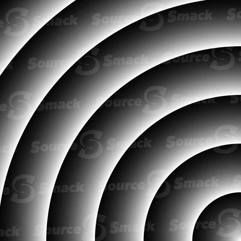 Spiral greyscale rings expanding outwards
