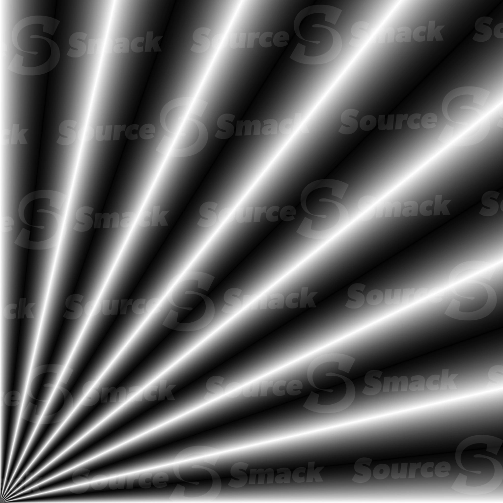 An angled gradient burst