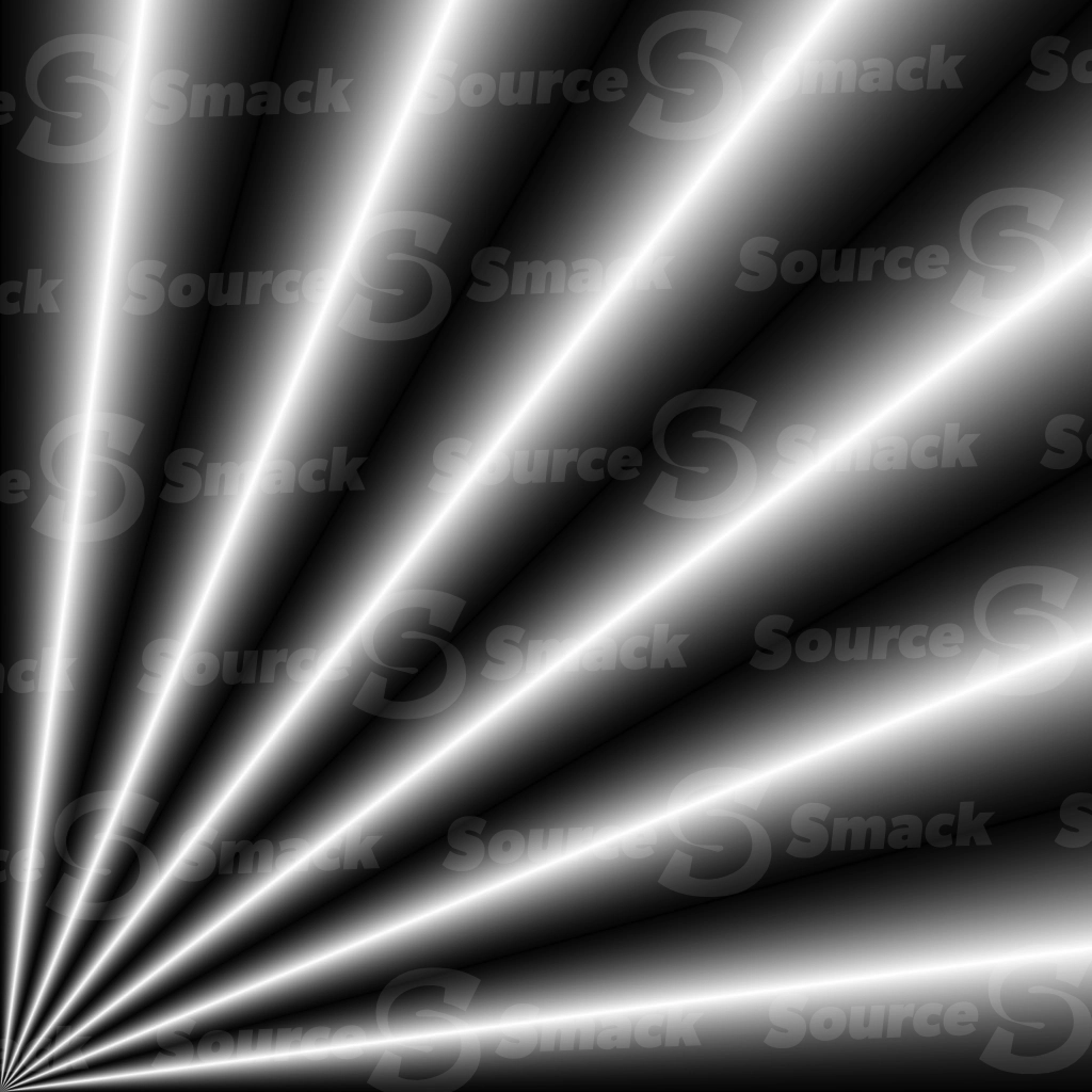 An angled gradient burst