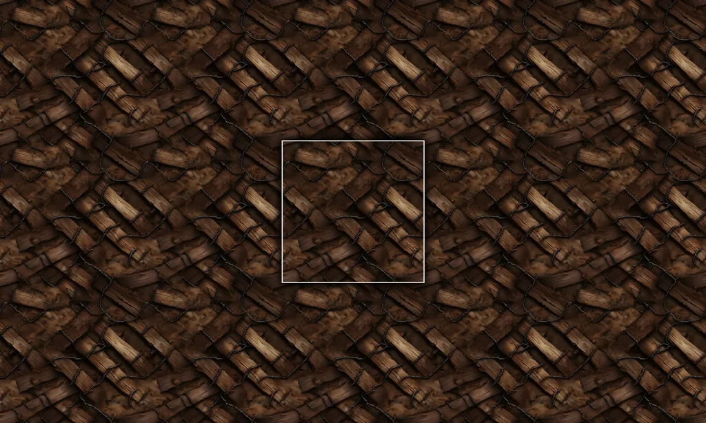 A war barrier seamless tile