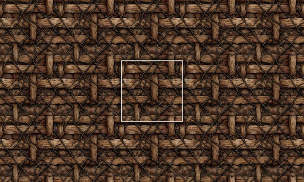 A war barrier seamless tile