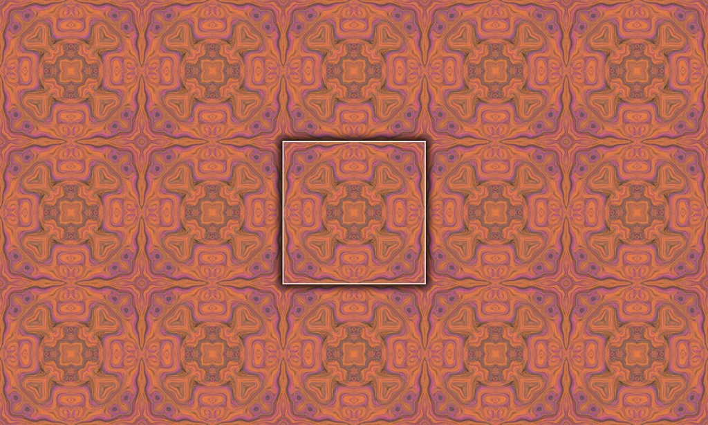 A swirling pattern of hypnotic bright color melting