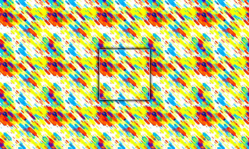 A futuristic angled pattern of transparent rectangles