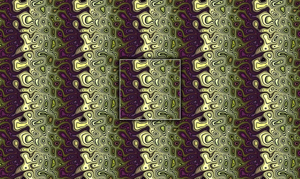 A melting pot of swirling color tiled