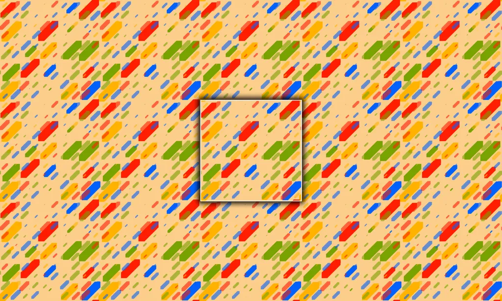 A futuristic angled pattern of transparent rectangles