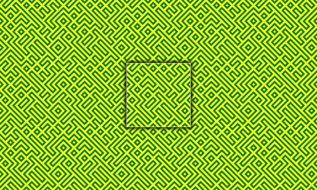 A seamless colored maze pattern