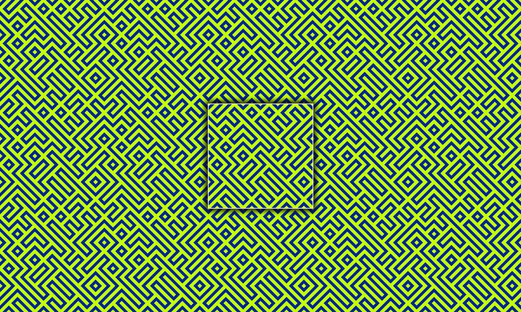 A seamless colored maze pattern