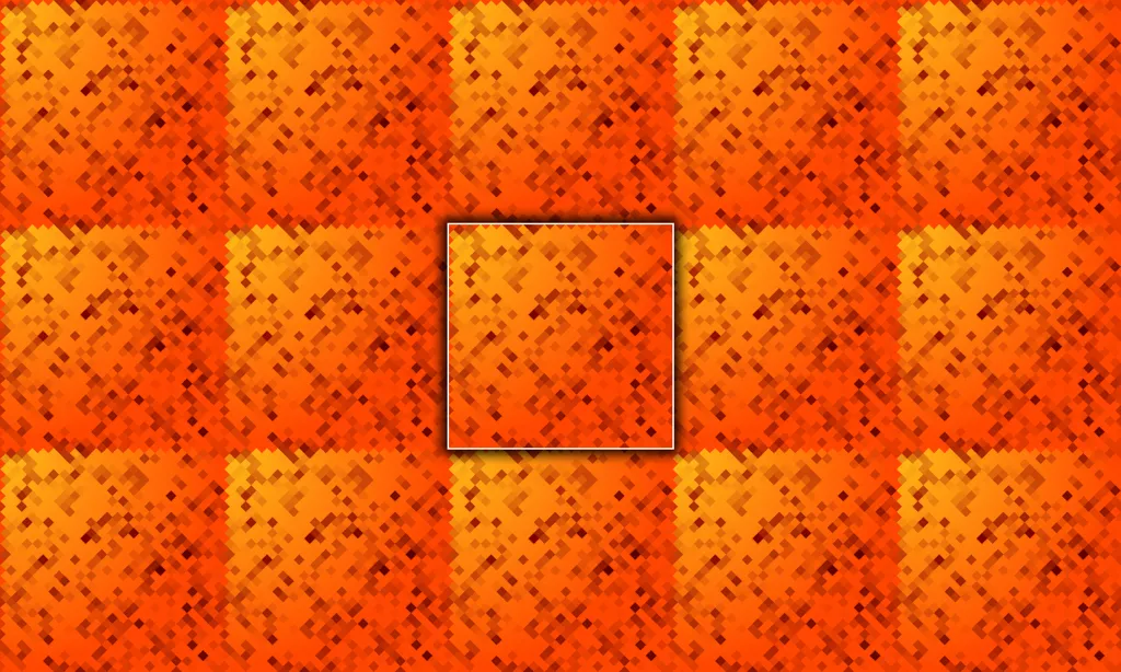 A digital data pixel pattern on a bright background