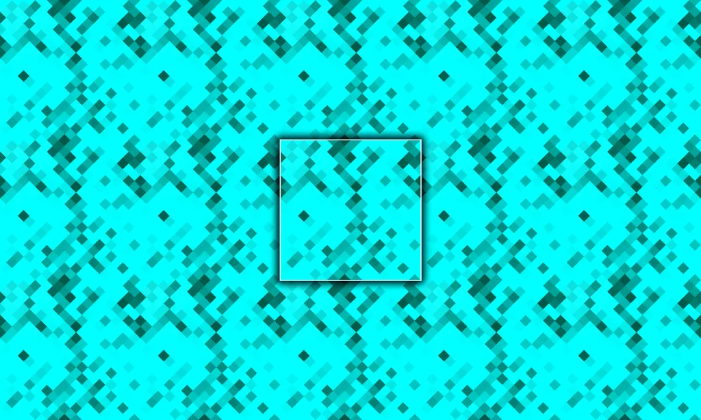 A digital data pixel pattern on a bright background