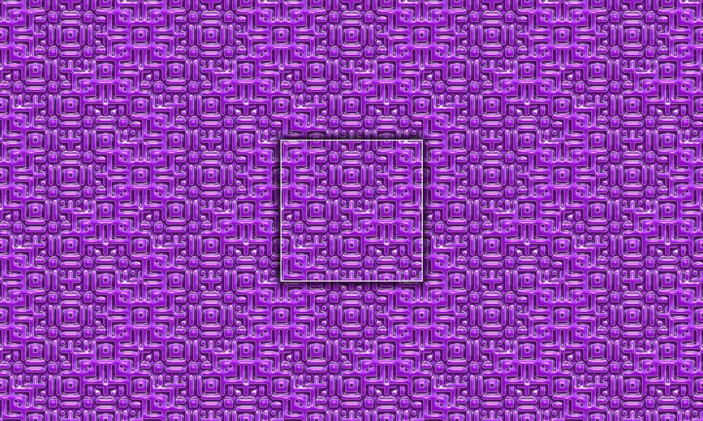 A bright colored 3D alien abstracted character pattern