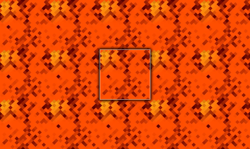 A digital data pixel pattern on a bright background