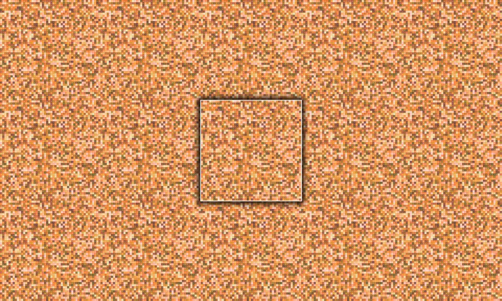 A micro painted pillowed effect stitched together in a monochromatic complementary color palette