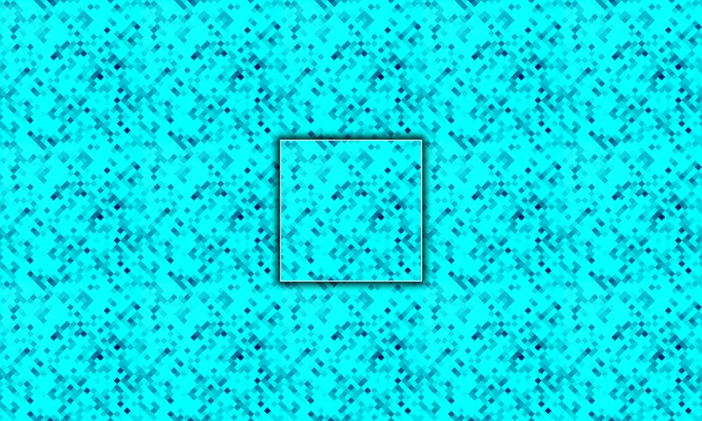 A digital data pixel pattern on a bright background