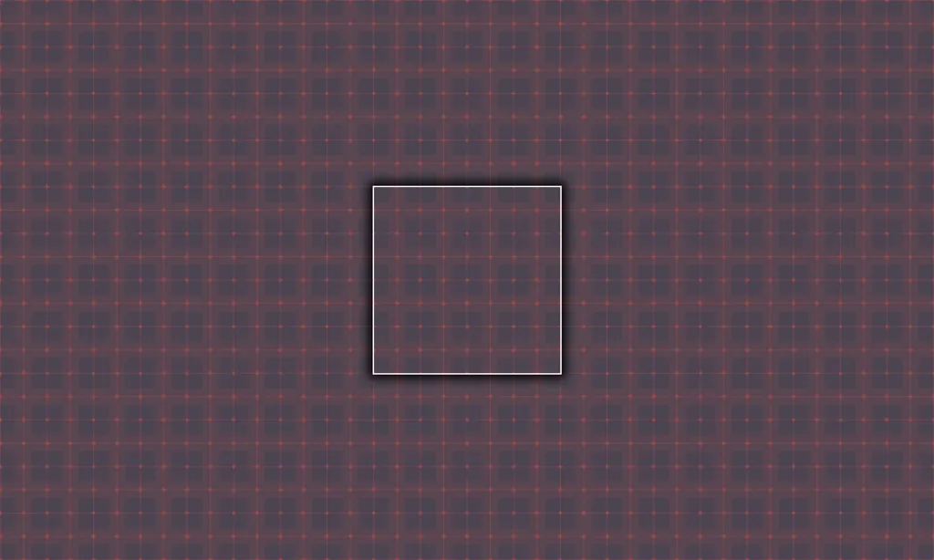 A segmented chalk squared tile with muted colors