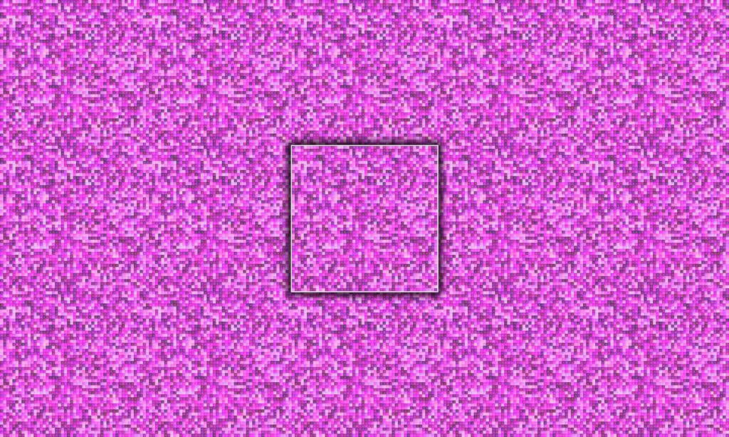 A micro painted pillowed effect stitched together in a monochromatic complementary color palette