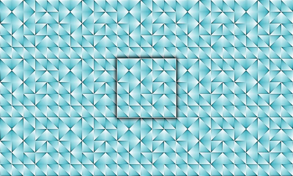 A polygon geometrical colorful pattern in mondrian view