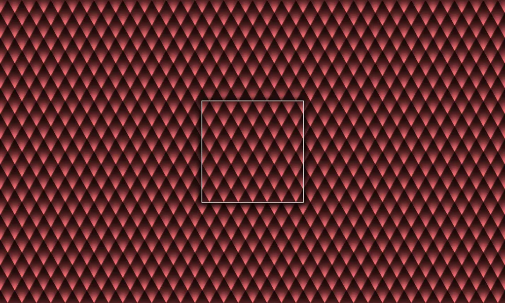 A 3D pattern of gradient overlapping scales