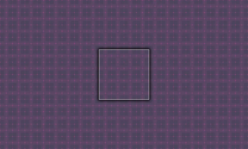 A segmented chalk squared tile with muted colors