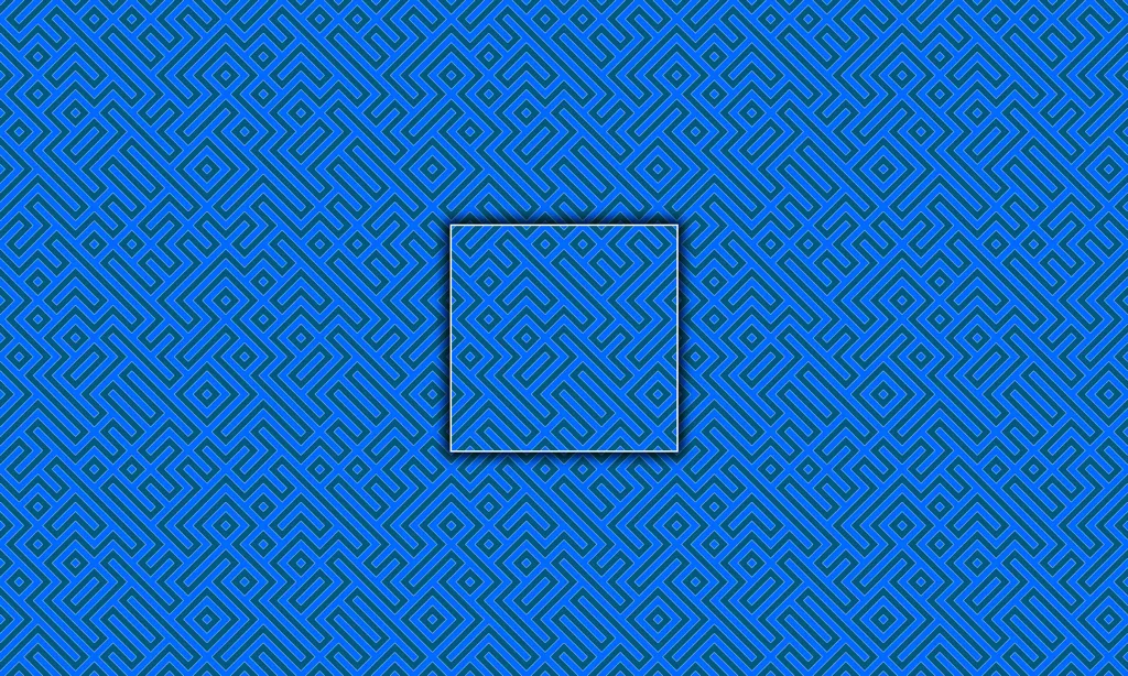 A seamless colored maze pattern