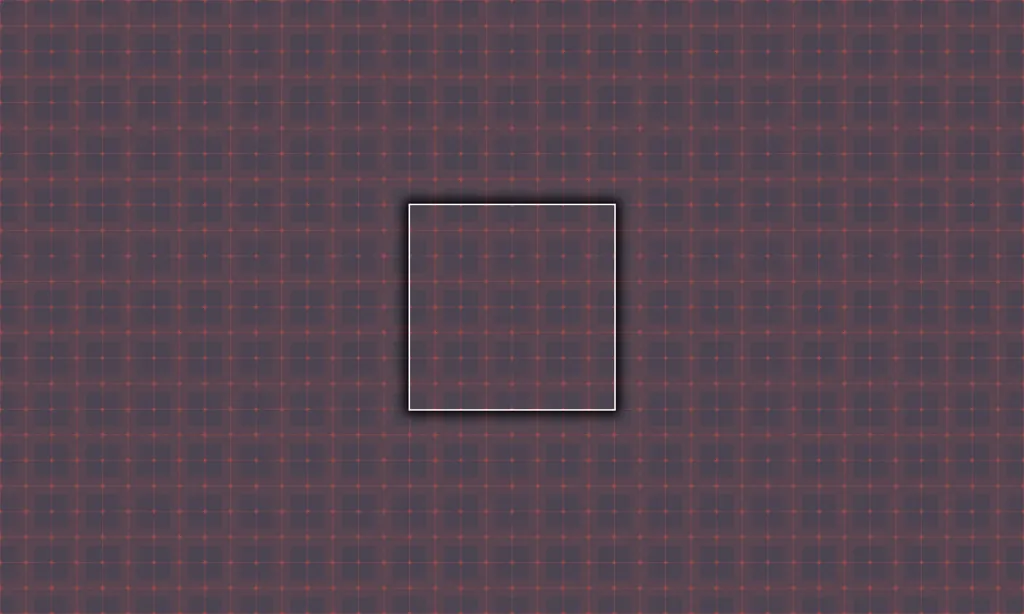 A segmented chalk squared tile with muted colors