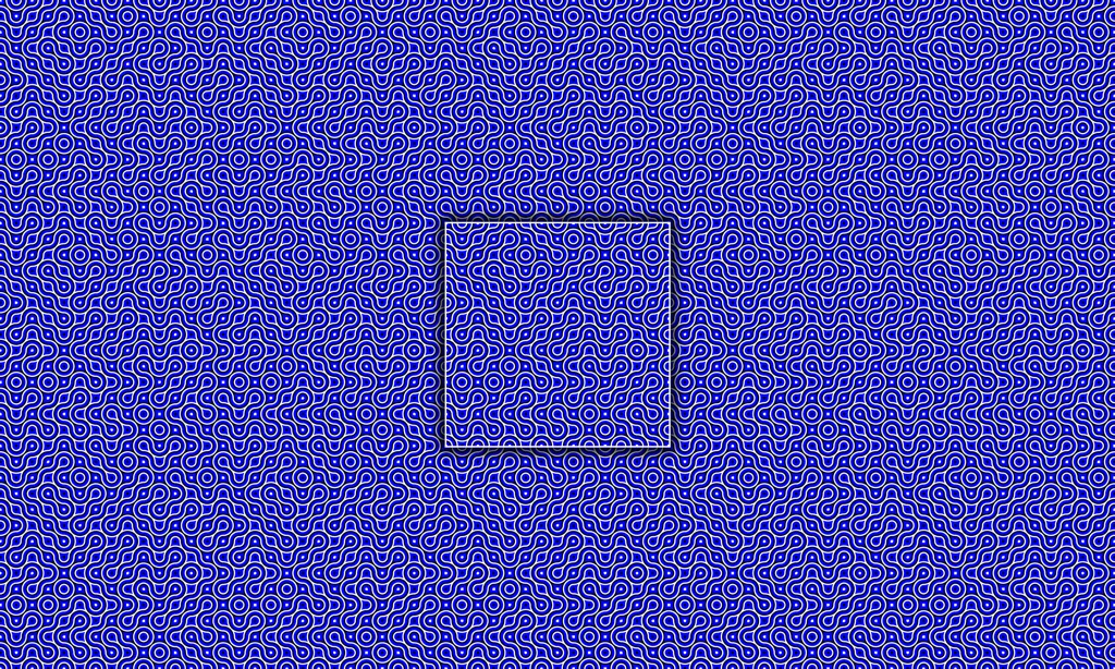 A labyrinth of connected curvy lines as a tile