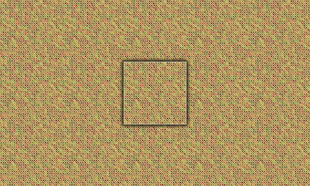 Various sized colorful dots in a offset patterned tile