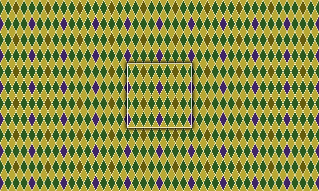 A colorful harlequin repeating tile pattern