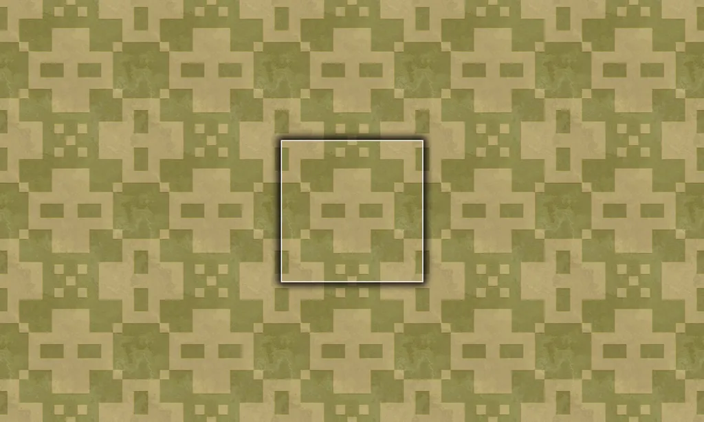 A stone engraved labyrinth aztec pattern