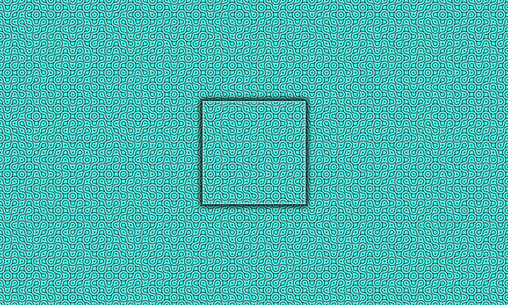 A labyrinth of connected curvy lines as a tile