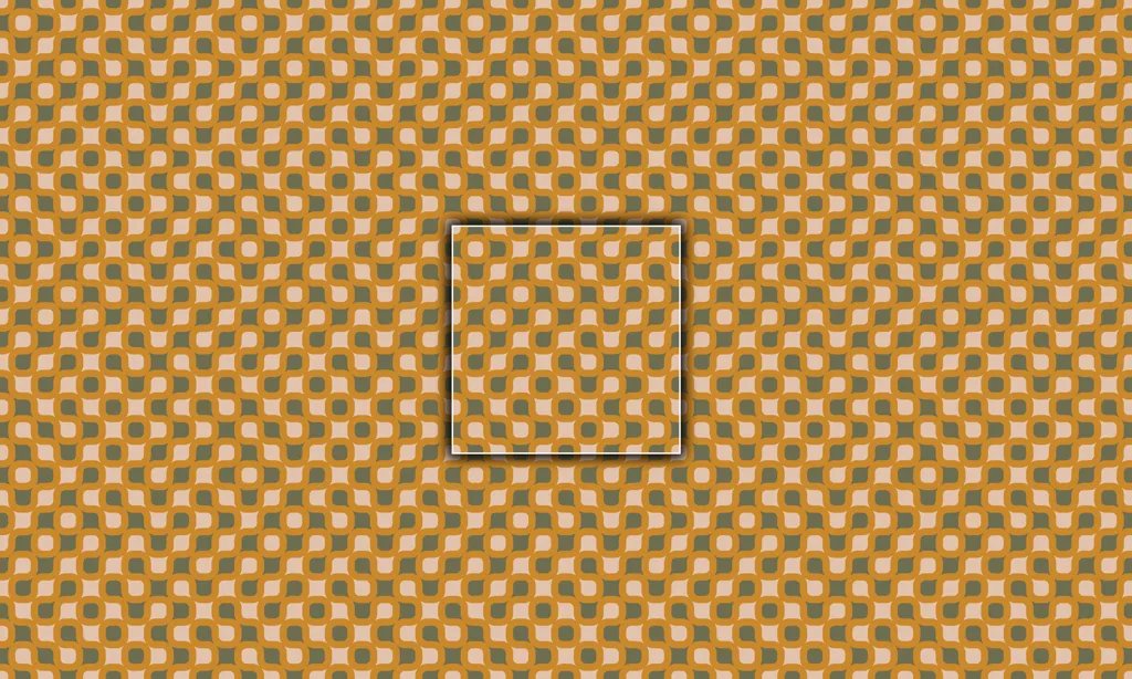 A labyrinth of connected curvy lines as a tile