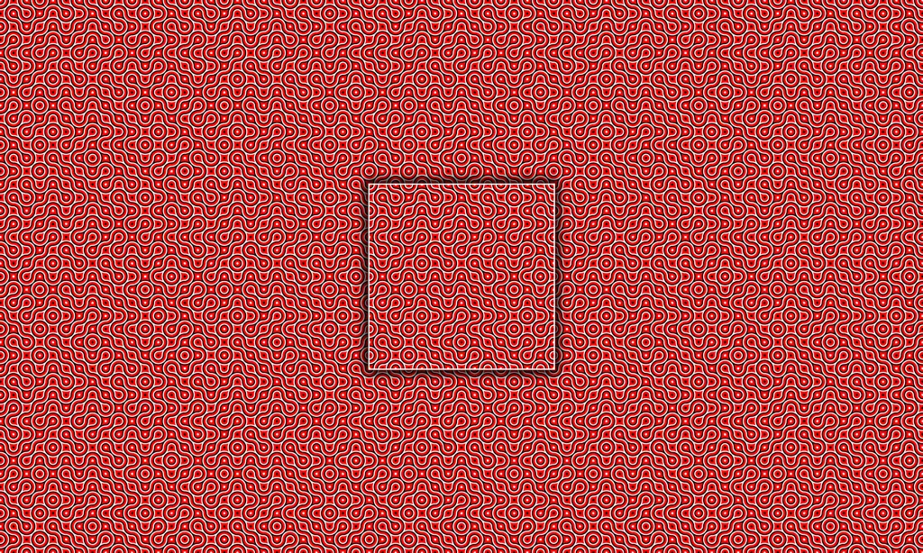 A labyrinth of connected curvy lines as a tile