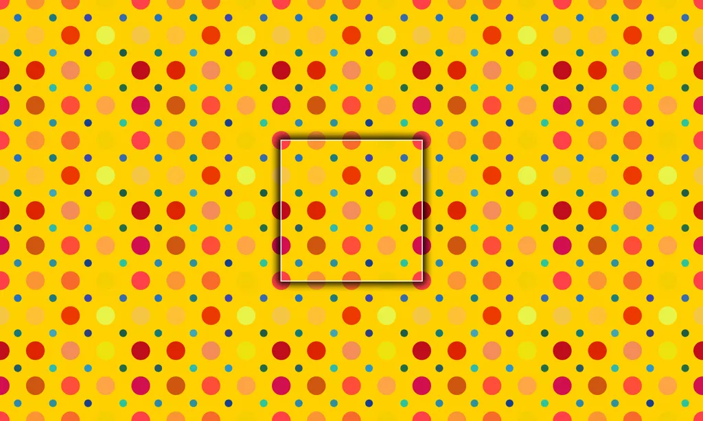 A comedy of whimsical polka dots as a tile