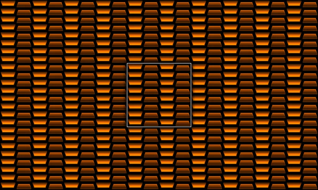 A robotic ribbed tile of metal plates