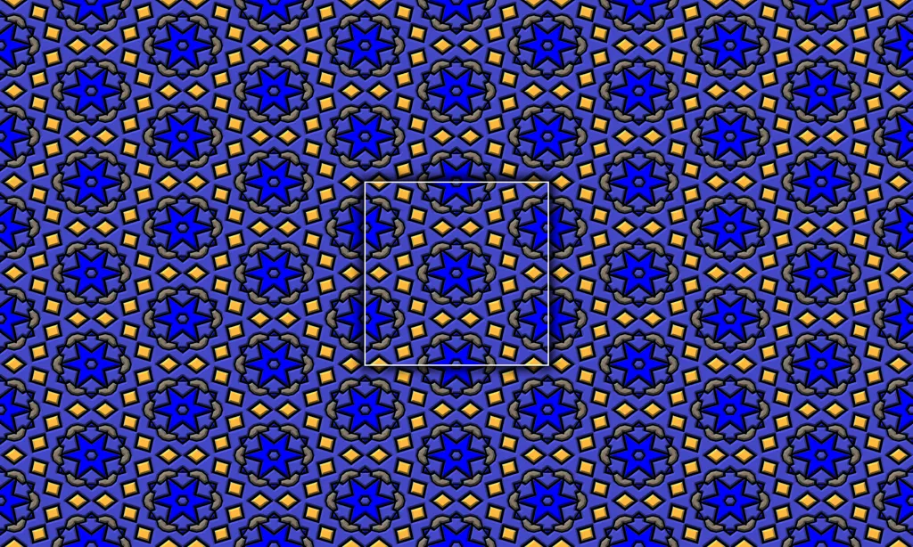 An 3D alien architectural tile