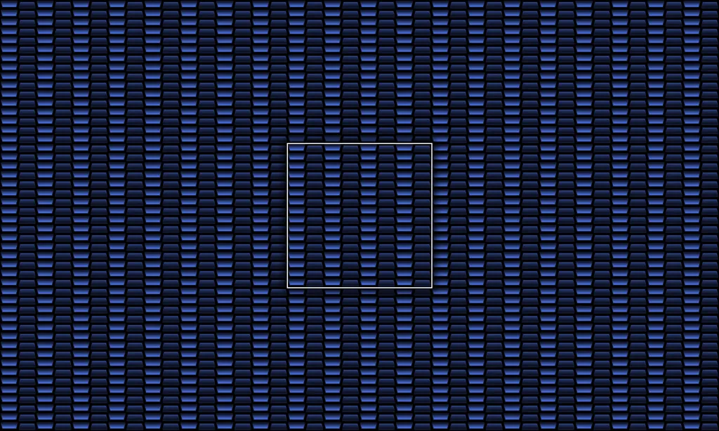 A robotic ribbed tile of metal plates