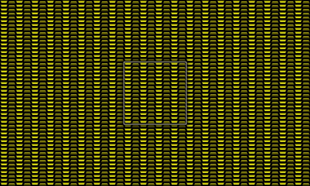 A robotic ribbed tile of metal plates