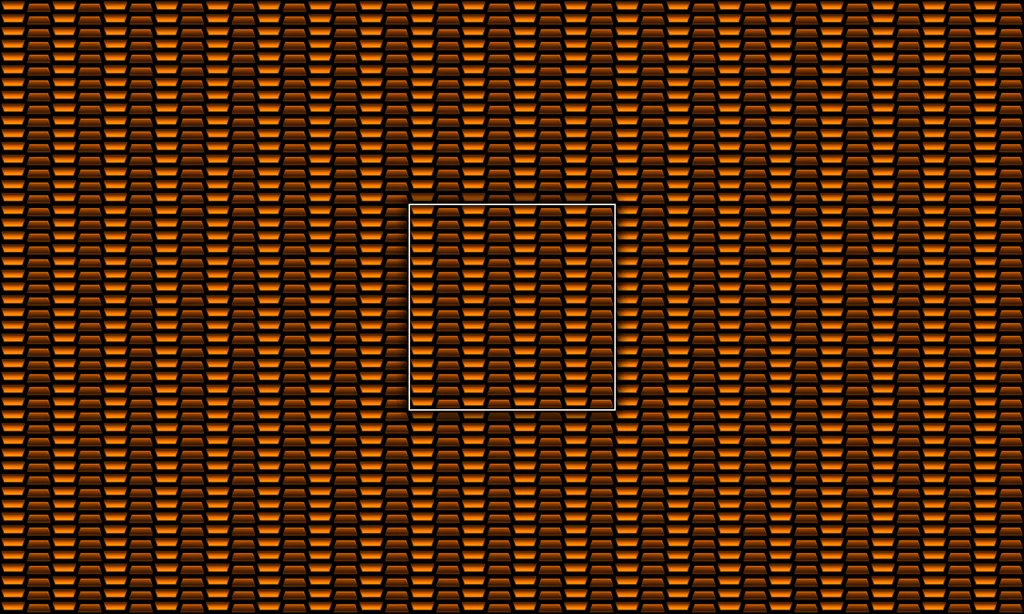 A robotic ribbed tile of metal plates