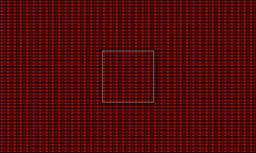 A robotic ribbed tile of metal plates