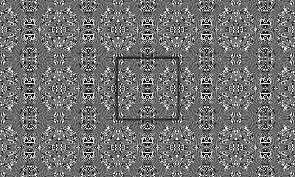 Op art abstract tile design