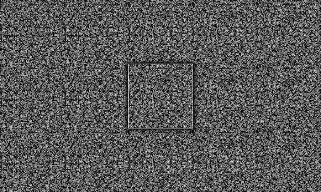 A seamless 3 sided triangle polygon-based background pattern