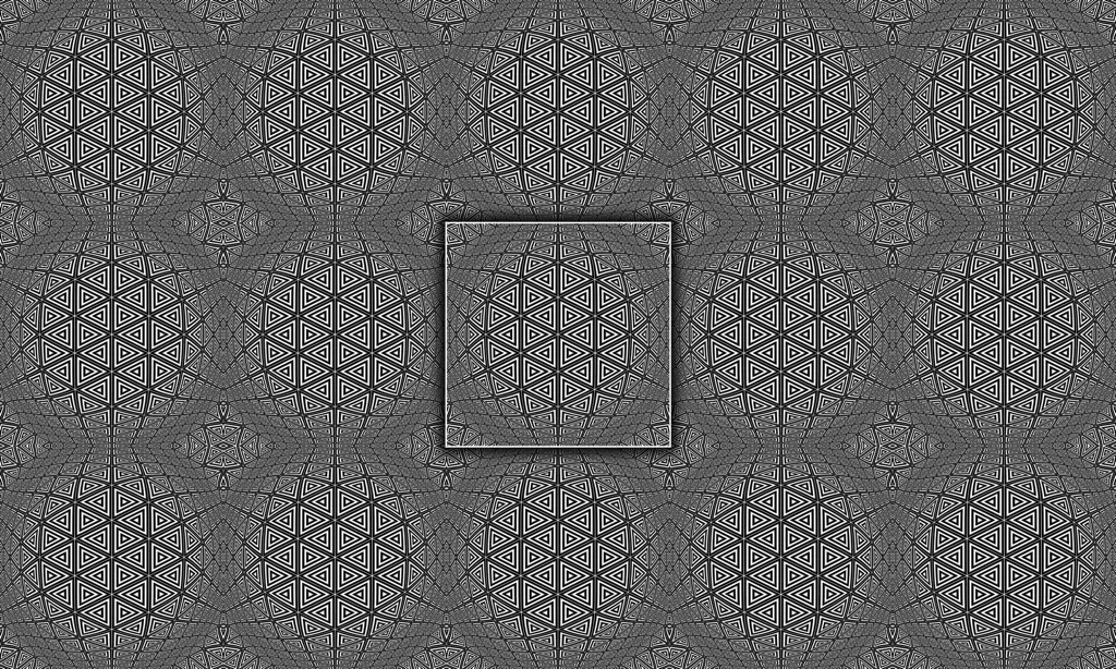 Op art abstract tile design